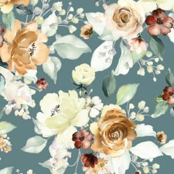 DIGITAL FADED ROSES WHITE