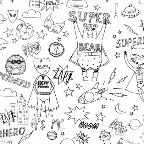 COMING SOON !!! Color me, SUPERHEROS