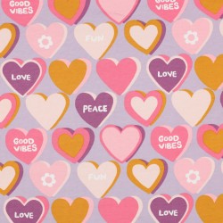 BABY ΦΟΥΤΕΡ HEARTS LILAC