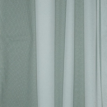 ΤΟΥΛΙ GLITTER OLD GREEN - GOLD