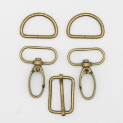 ΜΕΤΑΛΛΙΚΟ ΣΕΤ ΤΣΑΝΤΑΣ GOLD 25mm