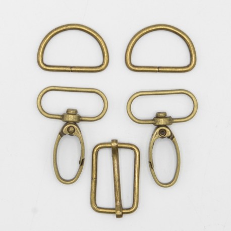 ΜΕΤΑΛΛΙΚΟ ΣΕΤ ΤΣΑΝΤΑΣ GOLD 25mm