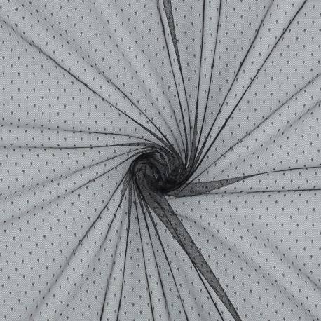 ΤΟΥΛΙ DOTS BLACK