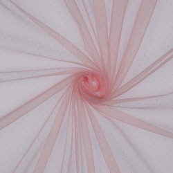 ΤΟΥΛΙ DOTS LIGHT PINK