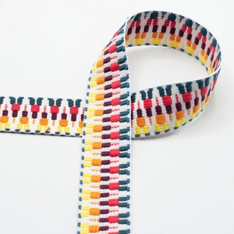 ΙΜΑΝΤΑΣ MULTICOLOR GEOMETRIC 40mm