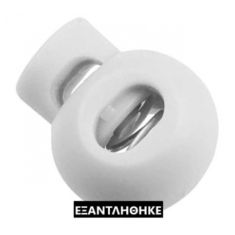 Στοπ για διπλό κορδόνι Μαυρο