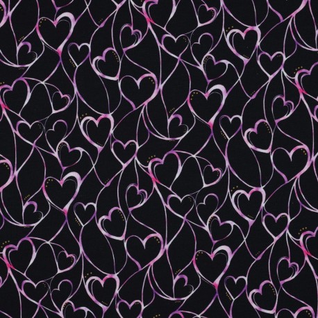 DIGITAL ΦΟΥΤΕΡ HEARTS BLACK