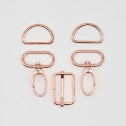 ΜΕΤΑΛΛΙΚΟ ΣΕΤ ΤΣΑΝΤΑΣ ROSE GOLD 25mm