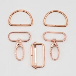 ΜΕΤΑΛΛΙΚΟ ΣΕΤ ΤΣΑΝΤΑΣ ROSE GOLD 30mm
