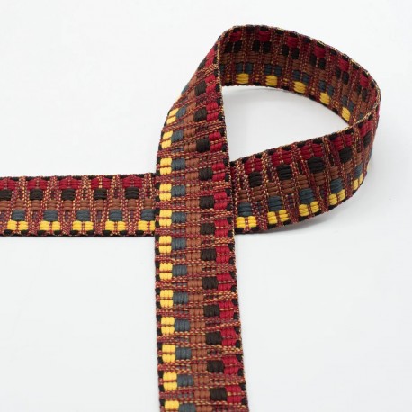 ΙΜΑΝΤΑΣ MULTICOLOR BROWN  40mm