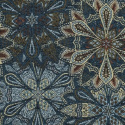ΥΦΑΝΤΟ GOBELIN GRAPHIC FLOWERS - BLUE