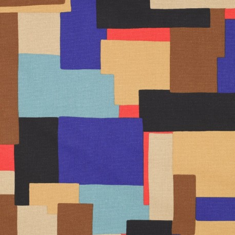 ΚΑΜΒΑΣ ABSTRACT - COGNAC/BLUE