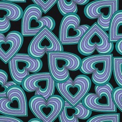 ΖΕΡΣΕΪ  HEARTS - BLACK
