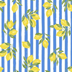 LEMONS BLUE STRIPES