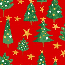 HAPPY TREES RED