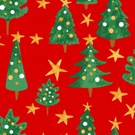 HAPPY TREES RED