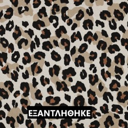 ΚΑΜΒΑΣ LINEN LOOK ANIMAL SKIN NATURAL
