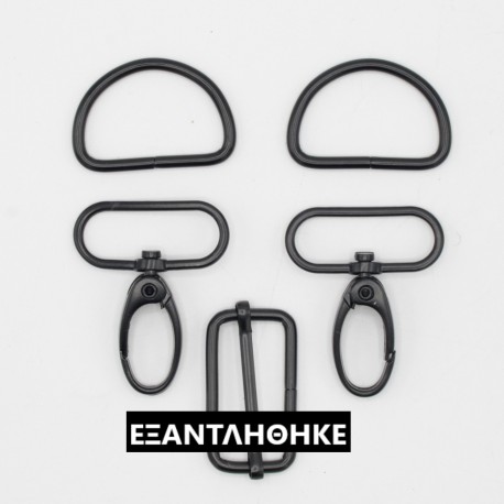 ΜΕΤΑΛΛΙΚΟ ΣΕΤ ΤΣΑΝΤΑΣ BLACK 30mm