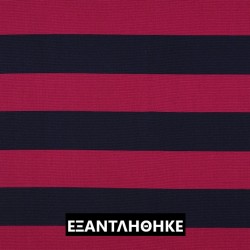 ΚΑΜΒΑΣ STRIPES FUCHSIA - NAVY