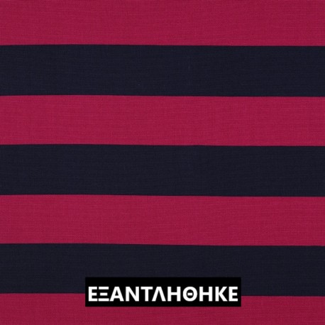 ΚΑΜΒΑΣ STRIPES FUCHSIA - NAVY