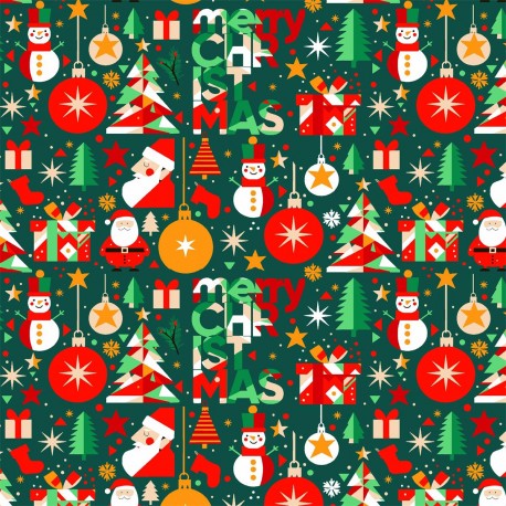 MERRY CHRISTMAS GREEN