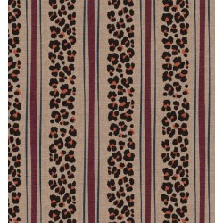 ΚΑΜΒΑΣ LEOPARD STRIPES BEIGE