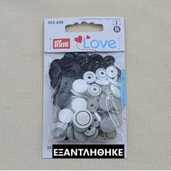 Πλαστικά κουμπώματα Λευκό - Γκρί - Μαύρο