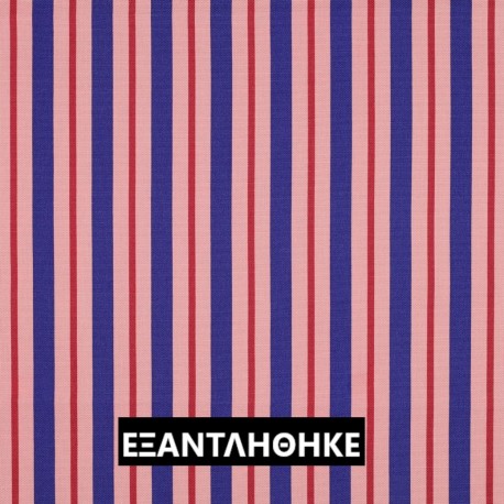 ΚΑΜΒΑΣ STRIPES LIGHT PINK - BLUE