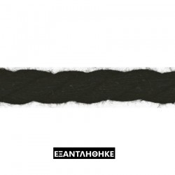 ΚΟΡΔΟΝΙ ΣΤΡΟΓΓΥΛΟ 8mm ΜΑΥΡΟ
