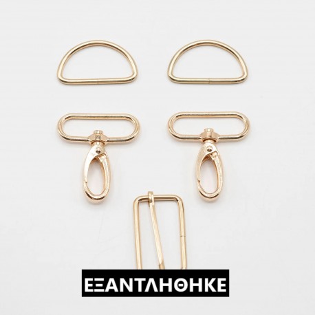 ΜΕΤΑΛΛΙΚΟ ΣΕΤ ΤΣΑΝΤΑΣ GOLD 40mm