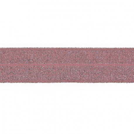 ΛΑΣΤΙΧΟ - ΡΕΛΙ LUREX 20mm OLD ROSE
