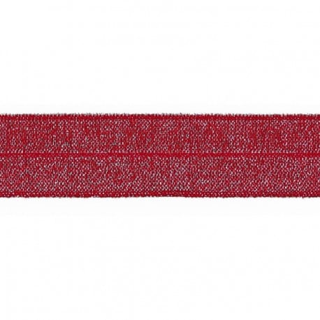 ΛΑΣΤΙΧΟ - ΡΕΛΙ LUREX 20mm ΚΟΚΚΙΝΟ
