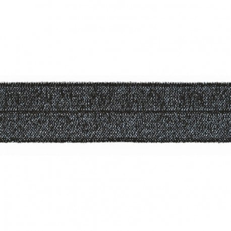 ΛΑΣΤΙΧΟ - ΡΕΛΙ LUREX 20mm ΜΑΥΡΟ
