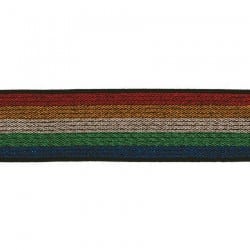 ΛΑΣΤΙΧΟ ΕΞΩΤΕΡΙΚΟ ΦΟΥΣΤΑΣ 25mm LUREX RAINBOW