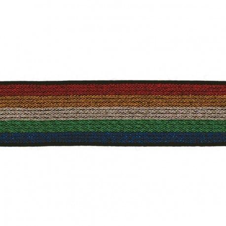 ΛΑΣΤΙΧΟ ΕΞΩΤΕΡΙΚΟ ΦΟΥΣΤΑΣ 25mm LUREX RAINBOW