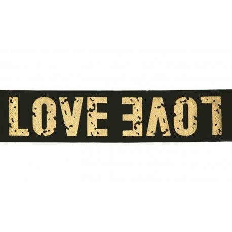 ΛΑΣΤΙΧΟ ΕΞΩΤΕΡΙΚΟ ΦΟΥΣΤΑΣ 40mm LOVE GOLD