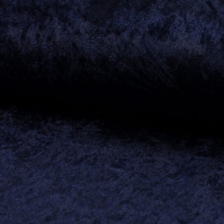 CRUSHED  VELOUR NAVY