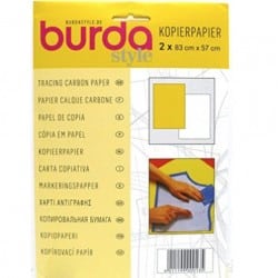ΚΑΡΜΠΟΝ  BURDA ΛΕΥΚΟ - ΚΙΤΡΙΝΟ