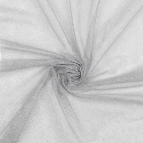 ΤΟΥΛΙ GLITTER GREY - SILVER